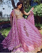 PARTY LEHENGA CHOLI INDIAN DESIGNER BOLLYWOOD LEHENGA WEDDING ETHNIC BRIDAL EID