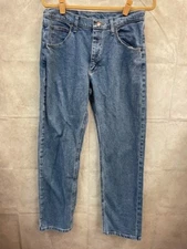 Wrangler Men's Blue Denim Jeans Size 32 (Inseam: 30")