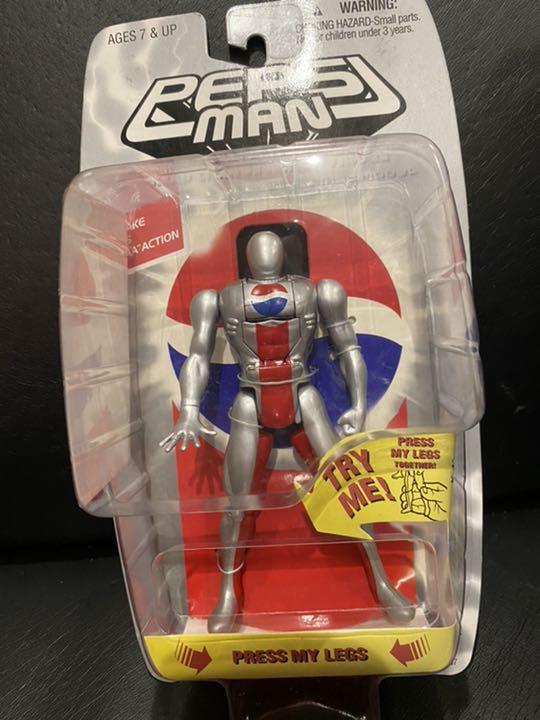 PEPSI MAN Figure PEPSI Head Change Action Figure 1998 PEPSI