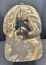 Vintage California Waterfowl Embroidered CWA Est. 1945 Camouflage Strapback Hat