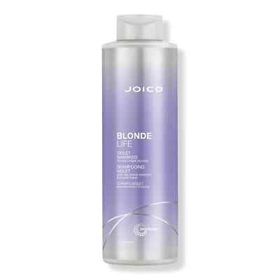 JOICO BLONDE LIFE Violet Shampoo 33.8oz LITER-neutralizing brassy, yellow hues