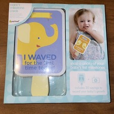 Pearhead Baby's Milestone Cards Photo Prop Sharing Pictures Baby Book