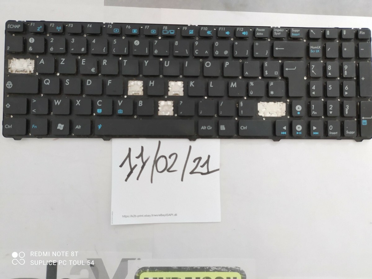 Touche De Clavier Seule Pour ASUS X540S - Pièce De Rechange D'occasion, Demande Par Message !