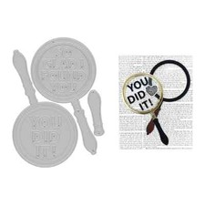 Hero Arts "MAGNIFYING GLASS" Steel Fancy Dies DF245 2025