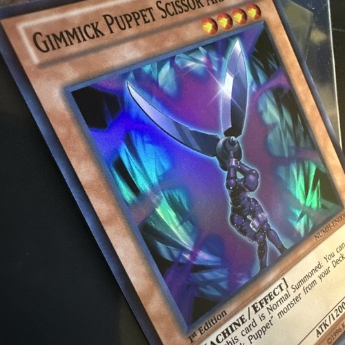 *** GIMMICK PUPPET SCISSOR ARMS *** 1ST EDITION SUPER RARE NUMH-EN008 YUGIOH! - Picture 3 of 3