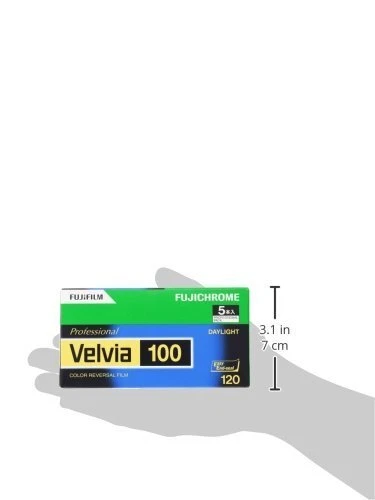 FUJIFILM Fuji Velvia 100 120 Color Reversal Film 12 sheets 5 rolls - Image 2 of 2