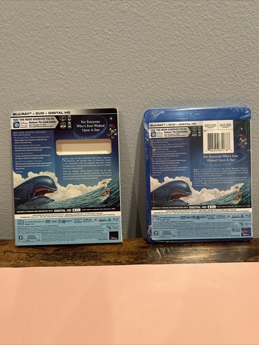 Pinocchio (Blu-ray/DVD,2017,2-Disc,Digital Copy)NEW Authentic Disney US Release - Foto 3 di 5