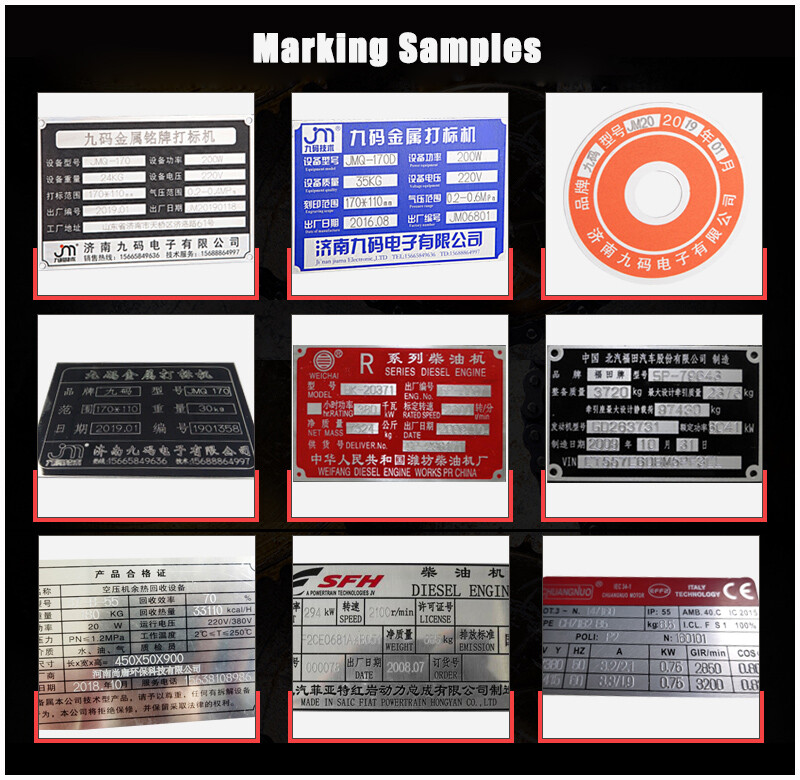 Electric Nameplate Marking Machine Metal Plate PVC Tags Dot Pin Marking 220V eBay