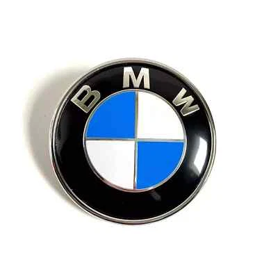 Logo BMW 74mm classique Coffre Emblème Badge Insigne - Photo 1/2