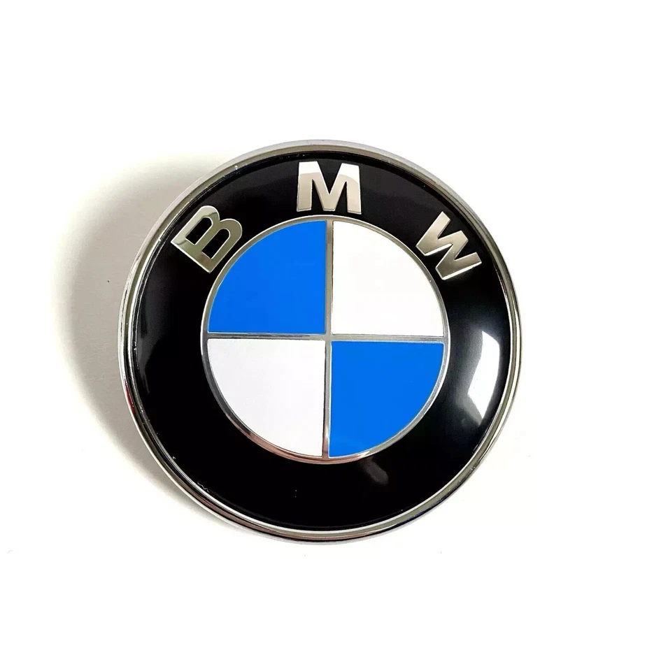 Logo BMW 82mm Capot Coffre Emblème Badge Insigne E46 E90 E92 E60 E34 E36 E39 - Photo 2/3