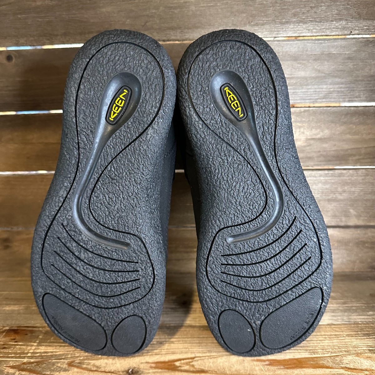 New NWOB Mens Keen Howser Fold Down Black Lined‎ Winter Snow Boots Size 8.5 M Keen Hood NXIS Waterproof Winter Pull-On Boot (Brindle/Black  main image 3