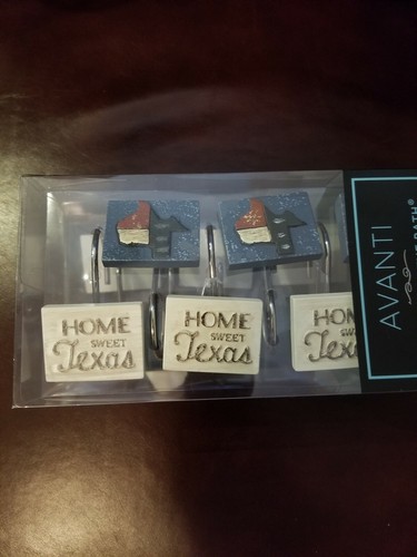 Avanti Confezione 12 Ganci per Tenda Doccia Home Sweet Texas. - Foto 3 di 4