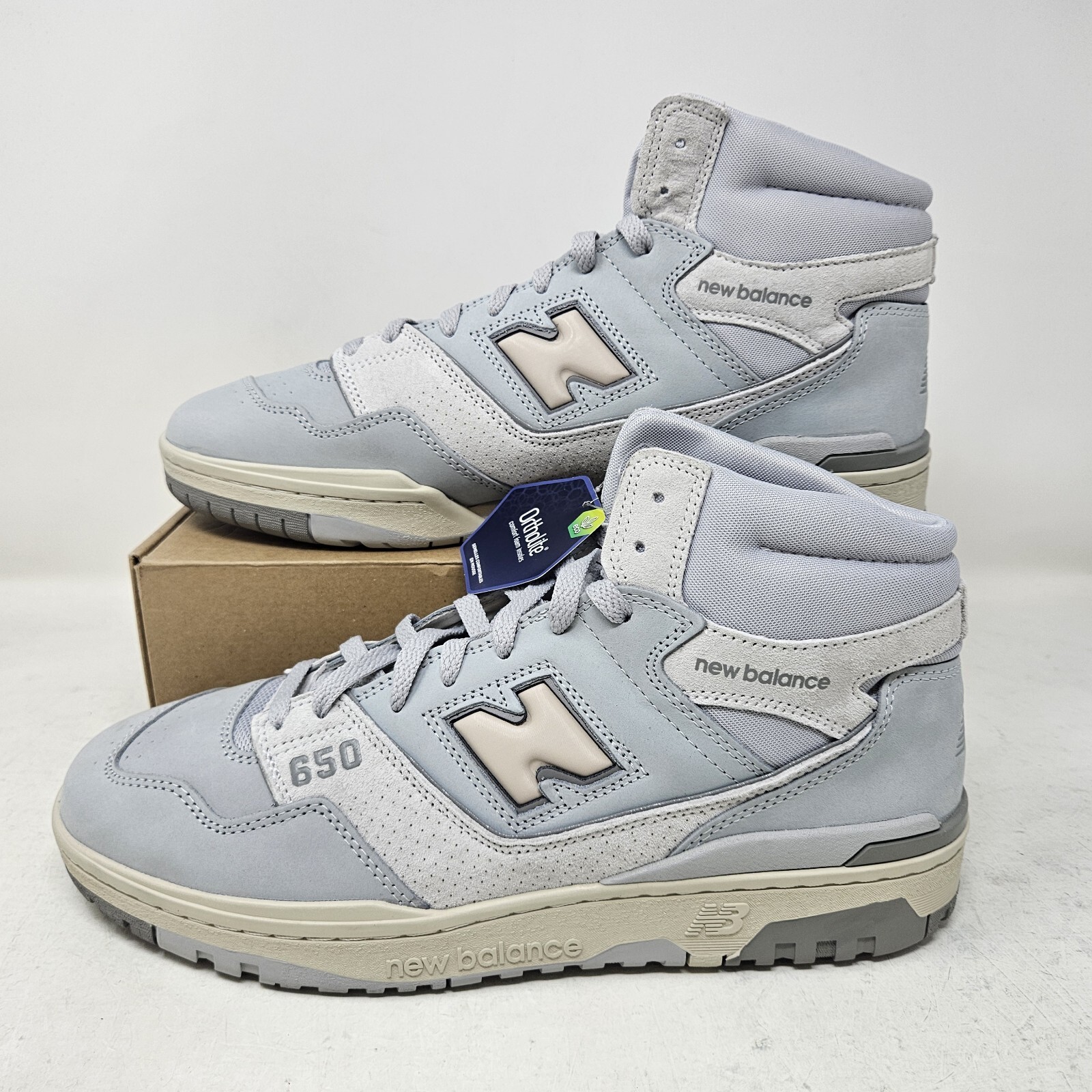 Men's New Balance 650 Shoe / Light Aluminum Rain Cloud / BB650RGG / Size 11.5-image