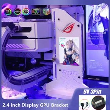 Custom Your Picture GPU Bracket VGA Holder 2.4" LCD RGB CPU GPU RAM Monitor