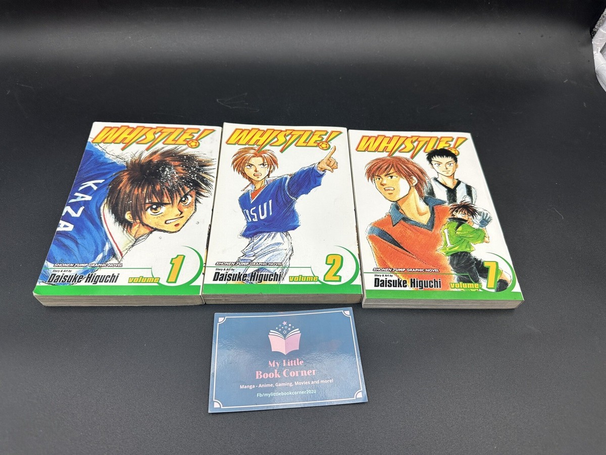 Whistle! Volume 1 -2, 7 Shonen Jump Manga English Daisuke Higuchi