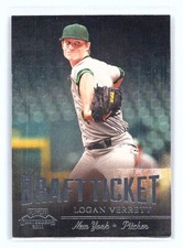 2011 Playoff Contenders Logan Verrett #DT23   New York Mets