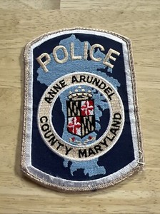 Vintage / Obsolete Police Department Patch Anne Arundel County Maryland