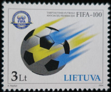 TIMBRE de LITUANIE - CENTENAIRE de LA FIFA N°741 NEUF ** LUXE MNH