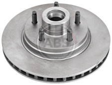 Front Pair 2x Brake Disc A.B.S. 16681 for LINCOLN Continental (85-87)