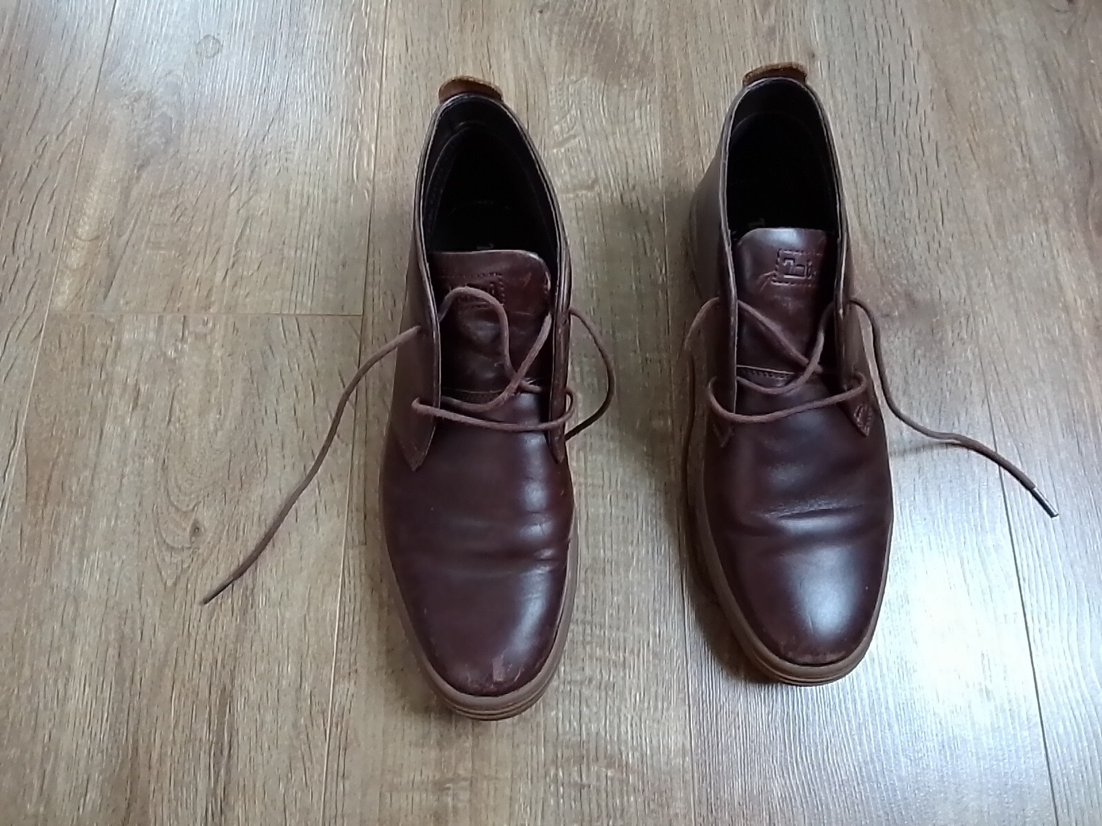 TIMBERLAND LEATHER ANKLE BOOTS WITH DEFENDER REPELLENT SYSTEM BROWN SIZE 11 eBay