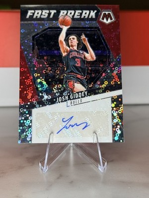 Josh Giddey 2024-25 Panini Mosaic #AFB-GID Auto Fast Break