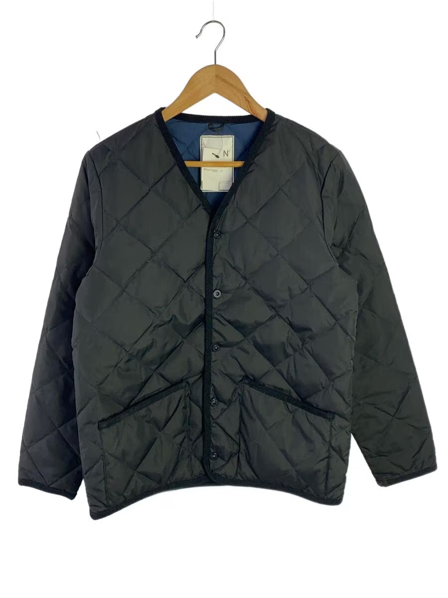 TAION Quilted Down Jacket, Medium, Polyester, Bla… - image 1