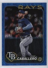 2024 Topps Update Blue Holo Foilboard 676/999 Jose Caballero José #US161 05k6