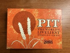 Vintage PIT Parker Brothers Trading Card Game Complete Family Party Game 1960s