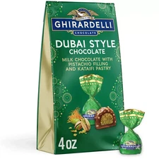 Ghirardelli Dubai Style Chocolate with Pistachio and Kataifi Pastry NET WT (4oz)