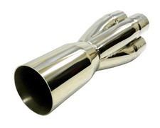 Obx Stainless Universal Merge Collector 4-1 1-78 Id 3.0 Od Outlet No Flange