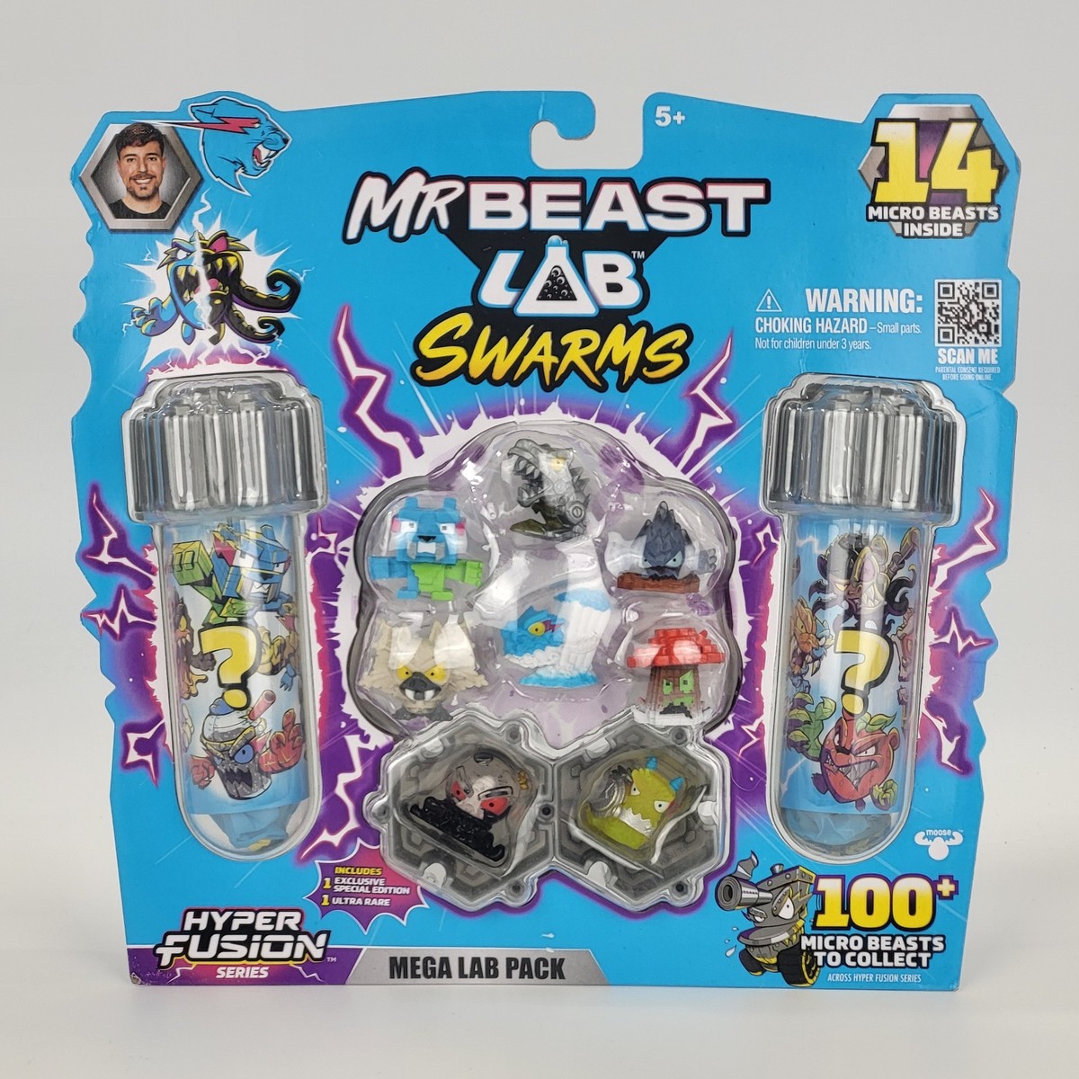 Mr Beast - Lab Swarms Hyper Fusion - 14 Micro Beasts Mega Pack