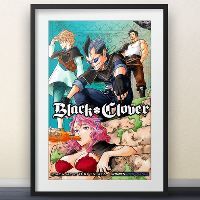 Black Clover - Vol 7 Cover Art - 11x17'' Poster - Art Anime Noelle Asta yami
