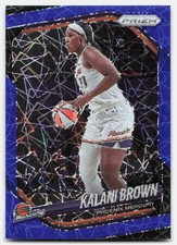2025 Panini Prizm WNBA #55 Kalani Brown Blue Velocity Prizms Phoenix Mercury