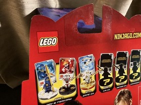 Lego Ninjago Masters of Spinjitzu Cole DX 2170 Battle Spinner Spinja 2011