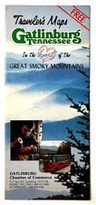 1980s Gatlinburg Tennessee Great Smoky Mountains Vintage Tourist Travel Brochure