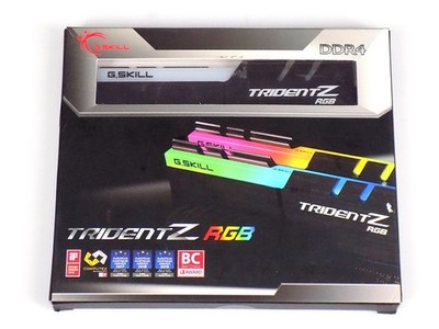 16GB (2x 8GB) G.Skill Trident Z RGB DDR4-4400Mhz PC4-35200U F4-4400C18D-16GTZR