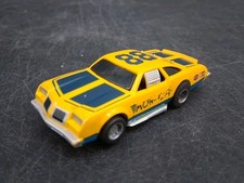 Tyco Slot Car Oldsmobile Stock Car 88 Monroe Yellow Black Blue Slot Car