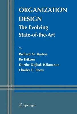 Richard M. Burton (u. a.) | Organization Design | Taschenbuch | Englisch (2011)
