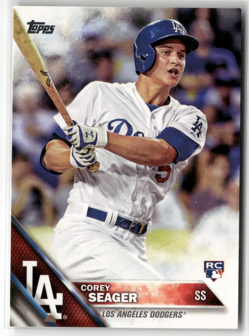 2016 TOPPS #85 COREY SEAGER LOS ANGELES DODGERS RC