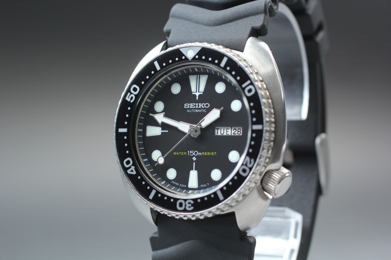 [Japanese & English] Vintage SEIKO Turtle Diver 150m 6309-7049 Men AT Watch #130 image 2