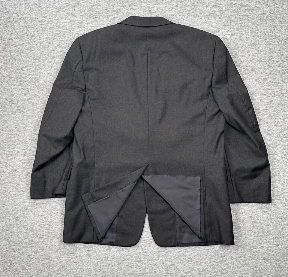 Traje Chaqueta Loro Piana Hickey Freeman Para Hombre 42S Gris Lana Tasmania Super 120s Foto 3 de 4