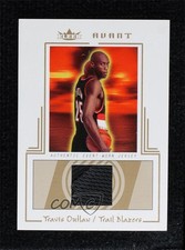 2003-04 Fleer Avant Materials Gold 58/75 Travis Outlaw #AEW/TO 1oa6
