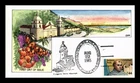 DR JIM STAMPS US COVER JUNIPERO SERRA AIR MAIL FDC COLLINS HAND PAINTED