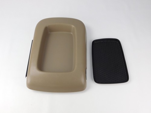 Chevrolet Tahoe GMC Yukon 2003-2006 consola central puerta reposabrazos tapa marrón OEM - Imagen 10 de 12