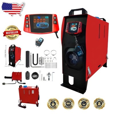 Efficient 12V 8KW Diesel Heater - LCD, Remote, 5L Tank, Fast RV/Truck/Boat Heat