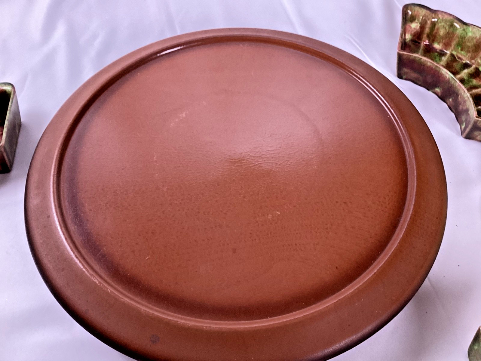 Jaru Pottery Vintage Lazy Susan Serving Set