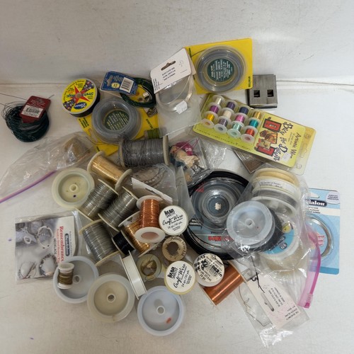 ASSORTED JEWELRY CRAFT WIRE Huge LOT Beadalon Bead Smith Artistic Wire