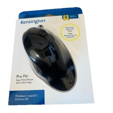 Kensington Pro Fit Ergo Wired Mouse New Sealed K75403WW