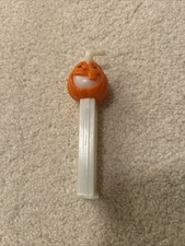 Pez Rare Linz Gathering Pumpkin White Footed Base Orange Jack-O'-Lantern Hungary
