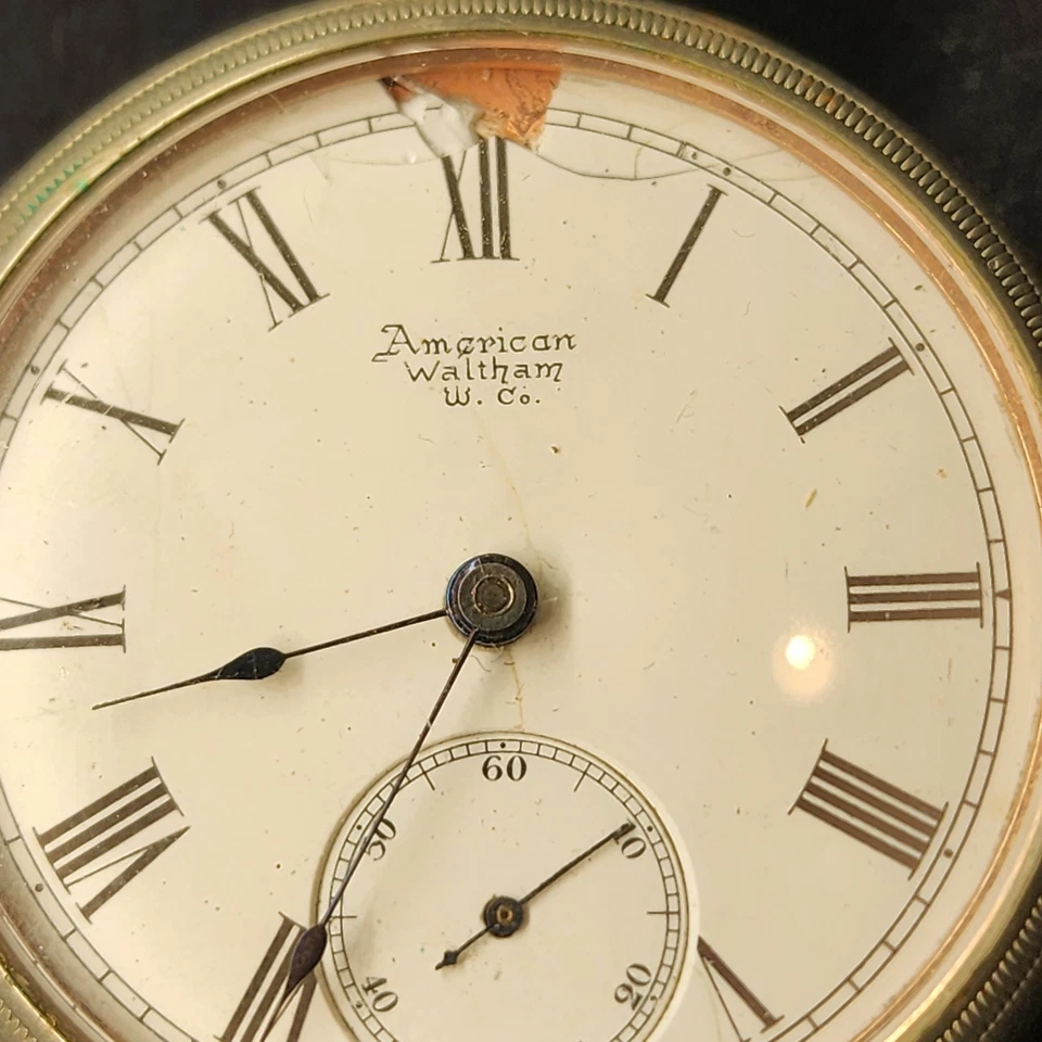 Reloj Bolsillo American Waltham 1891 - 4551149 - Años 18, 17j, Silveroid, Piezas/Reparación Foto 2 de 4